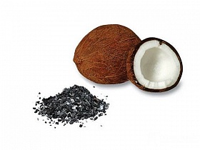 Купить Активированный кокосовый уголь 1000 гр (Индия)