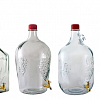 Бутылка стеклянная «Ровоам» 4500 мл с краником