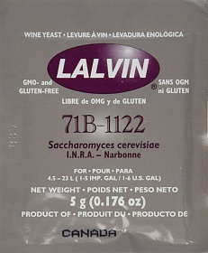 Купить Винные дрожжи Lalvin 71B-1122, 5 г
