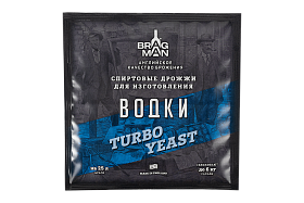 Купить Спиртовые дрожжи Bragman Vodka Turbo 66 г