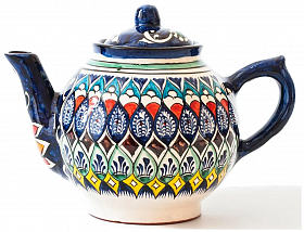 Купить Заварочный чайник 1.6 л Риштанская керамика, микс