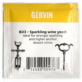 Купить Винные дрожжи Gervin GV3 Sparkling Wine, 5 г