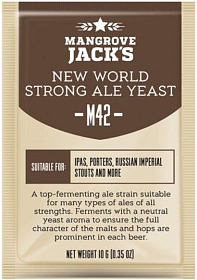 Купить Mangrove Jack's Пивные Дрожжи верхового брожения New World Strong Ale M42, 10г