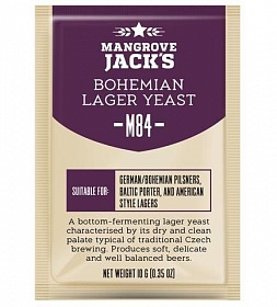 Купить Mangrove Jack's Пивные Дрожжи низового брожения Bohenia Lager M84, 10г