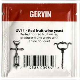 Купить Винные дрожжи Gervin GV11 Red Fruit Wine, 5 г
