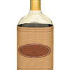 Бутылка Магарыч "Воск" (фляжка), чехол экокожа+ колпачок 0,5л