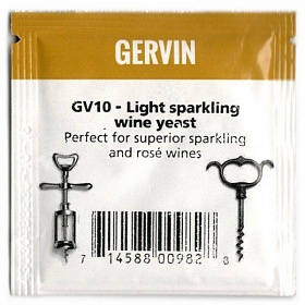 Купить Винные дрожжи Gervin GV10 Light Spark Wine, 5 г
