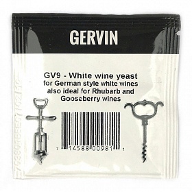 Купить Винные дрожжи Gervin GV9 White Wine, 5 г