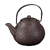 Заварочный чайник с ситом  "Рябь" коричневый, 900 мл