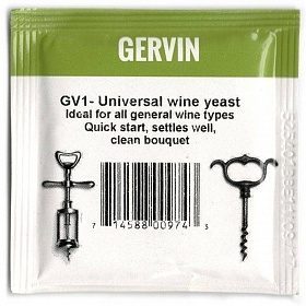 Купить Винные дрожжи Gervin GV1 Universal, 5 г