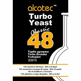 Купить Спиртовые дрожжи Alcotec 48 TURBO, 130 г